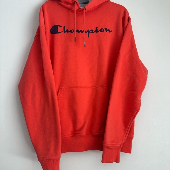 Champion Other - Champion Red Sweatshirt Bold Logo Athletic Wear